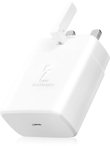 Super Fast Charger Plug for Samsung 45w Usb C Plug, Usb C Charger Adapter for Galaxy S25/S24 Ultra/S24+/S23 Ultra/S23+/S22 Ultra/S22+/S21/S20 and More Samsung Fast Charger Plug & Cable