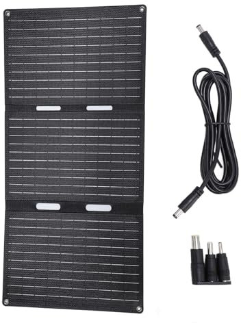 45W Tragbares Solarladegerät für Telefone Tablets Schnelles Laden, ETFE FALTABLE SOLAR -PERTE mit 5V 9V 12 V USB Typ C und Gleichstromausgaben für Outdoor Camping