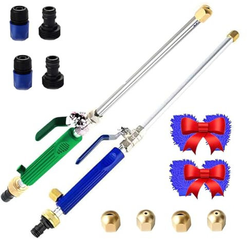Jetson - Pistola de agua de alta presión, 2 en 1 Jetsono.com, lavadora a presión Jet Sono (verde y azul)
