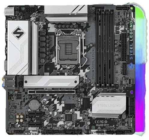 schede madri Fit For ASRock B560M STEEL LEGEND LGA1200 Supporto I9-10900K I7-10700 I5-10600KF I5-10400F I5 10400F CPU DDR4 4800MHz M.2