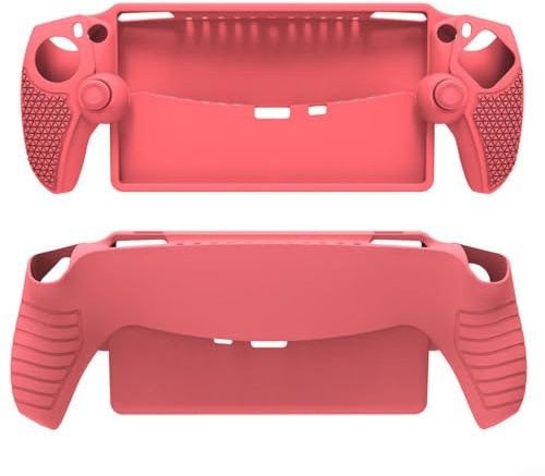 Wodsty Custodia in silicone trasparente per portale PS5, per custodia protettiva robusta, leggera e flessibile, blu (blu)
