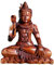 Wogeka - Super schöner 30 cm Shiva Buddha Meditation - Handarbeit aus Holz geschnitzt als besondere Geschenk-Idee für Asien-Fans zu Geburtstag, Weihnachten zur Deko Feng Shui BSHIVA30