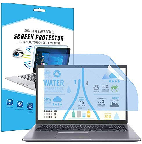 FiiMoo Protecteur D'écran Anti-lumière Bleue pour 15.6 inch Ordinateur Portable, filtrant Anti-éblouissant Protection des Yeux, Blocage de la lumière Bleue Protecteur d'écran (15.6 16:9)