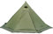 4 Personen 2,3 kg leichtes Tipi-Heißzelt mit Herdwagenheber, 2,3 m Stehzimmer, Tipi-Zelt für Jagd, Familienteam, Rucksackreisen, Camping, Wandern (Olivgrün)