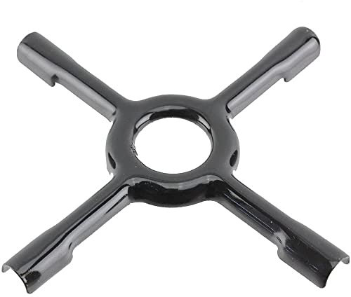 CABLEPELADO - Soporte para hornillo de gas universal ceramica 13 cm negro - Reductor de cocina - ollas - cafetera - tetera - anti vuelco