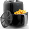 AMC Friggitrice ad aria calda touchscreen da 5,5 lt cestello grande timer e termostato, Friggitrice senza olio, fornetto elettrico da 1400W con 7 metodi di cottura, Air fryer temperatura impostabile