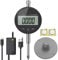 AUTOUTLET Digitale Messuhr mit 3M Micro Datenkabel, Digital Messuhr Messtaster 0-25.4mm/1''Messbereich, Digital Indikator Messgerät Dial Test Indicators, Kompatibel mit window-, Apple- und MAC-Systeme