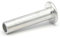 CREULT Flachkopfnieten aus Aluminium M5 x 28mm Länge halb hohl Blind Schlagnieten Glatter Körper Runde Befestigungselemente Al Material (80 Stücke)