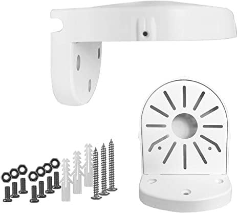 ANCLLO Universal Wall Mount Bracket for Dome Camera Junction Box ABS Indoor Outdoor Wall Mount L-Type Bracket