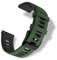 RoYiio Cinturino Silicone per Anse Larghe 22mm, Morbido e Comodo, Sportivo Cinturini di Ricambio per Uomo Donna - Verde Militare Nero