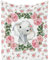 Kuscheldecke Kinder Elefant, Weich Flauschig Blume Elefanten Babydecke für Mädchen, Plüsch Kuscheldecke Elefanten Decke Flanell Fleecedecke Geschenk für Kinder Sofadecke Couch Decke, 100x130cm