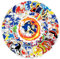 50Pcs Aufkleber Sonic, Wasserfeste Vinyl Stickers, Leicht Aufzutragen und Abzuziehen