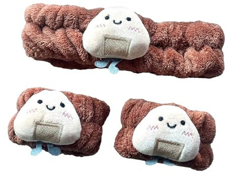 Haarband für Damen, Make-up, Haarband, Hautpflege, Handgelenk, Waschband für Gesicht, Waschen, Duschen, Sport