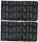 Cabilock 2 Piezas Deflector de Salpicaduras de Aceite de Aluminio para Cocina Gas Protección Térmica y Antisalpicaduras Accesorio Práctico de Cocina