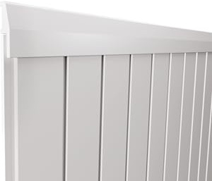 Wandpaneele Landhausstil – Boiserie Wandverkleidung aus hartem Polystyrol (PS), Weiß – einfache Montage mit Kleber, ideal für englische Wandverkleidung/Flurdekoration (DK3)