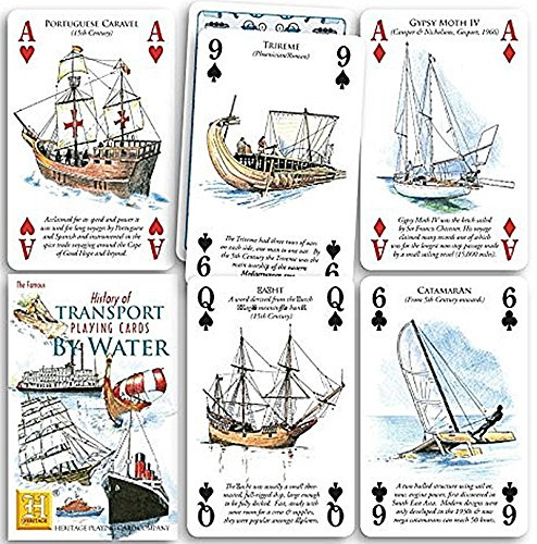 History of Transport by Water Playing Cards