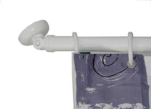 Weiß Schrägwand Adapter Schrägwandhalter Ø28 Duschvorhangstange Winkelstange Dach