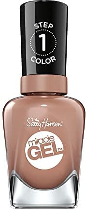 Sally Hansen Miracle Gel Nagellack ohne künstliches UV-Licht Totem-ly Yours, Braun, mit intensiv glänzendem Gel-Finish, Nr. 640, (1 x 14,7 ml)