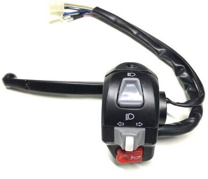 Lenkerschalter Bremshebel links passend für ATU Explorer Race GT, Spin GE 50, Speedfight, CPI, Keeway – Schaltereinheit mit Bremslichtschalter