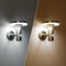 LEDKIA LIGHTING LED-Wandleuchte Aussen Solar Helios Inox mit Bewegungsmelder PIR 4000K Neutralweiß für Wohnzimmer, Küche, Schlafzimmer