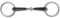 WALDHAUSEN Gummi-Wassertrense, einfach gebrochen, 10,5 cm