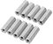 M6 Tuerca de Varilla Larga Tuerca de Acoplamiento Hexagonal Rosca Hembra Ajuste Recto Varilla Hexagonal Varilla Roscada Varilla de Refuerzo Hexagonal Galvanizado 10Pcs(M6*30)