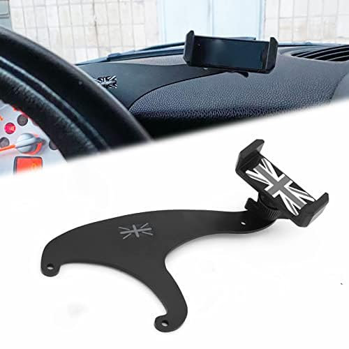 Heinmo - Kit di Supporto per Telefono Cellulare con Bandiera Inglese per Cooper F54 F55 F56 Clubman Hatchback Grigio Rosso