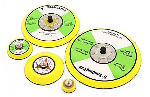 5/125mm Sanding Disc Backing Pad, with Hook & Loop, M8 Thread, Polishing Backing Pads for Orbital Air Sander, Pack of 1