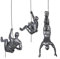 Pevfeciy Klettern Charakter Wanddekoration Skulptur,Wandschmuck Design Climber Rope ，Männer Klettern Wanddeko ，Wandobjekt Wandskulptur DIY Wandornament für Schlafzimmer Wohnzimmer Küche Büro