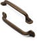FURNIWARE 12Pack Antique Brass Kitchen Cupboard Handles, Cabinet Hardware Drawer Appliance Pulls, Kitchen Cabinet Door Handles Pull,Drawer Wardrobe Handles,Brass- 5 Inch(128mm) Hole Center