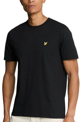 Lyle & Scott T-Shirt Herren | mit Rundhals-Ausschnitt und kurzen Ärmeln | mit goldenem Adler-Logo auf der Brust | XS - XXL