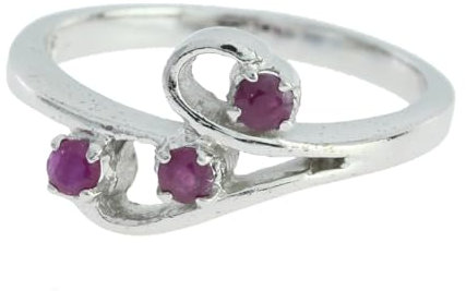 Artipol Ring mit echter Aquamarin europeische Produktion franz.Stil - Schmuck silbern-rhodiniert - Ref M-26 - größe 52 (16.6)