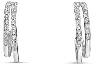 Nagel Jewellery Creole Eternal Unity, aus 925 Sterling Silber, Roségold vergoldet, mit Zirkonia im Brillantschliff