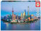 Educa 19254, Shanghai, 1000 Teile Puzzle für Erwachsene und Kinder ab 10 Jahren, Skyline, Städtepuzzle, China, Asien