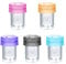 5 Pcs Contact Lens Cases - Portable Manual Rotary Contact Lens Cleaner & Care Box for Home, School, Travel