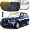 Oziral Parasol Plegable de Coche, Paraguas para Parabrisas Delantero, Sombrilla con Protección UV, Eje Giratorio de 360° Protege tu Coche de arañazos 140 * 79cm
