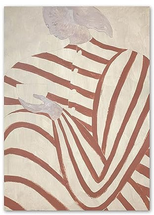 LVTFCO Abstraktes Sofia Lind Pyjamas Mädchen Poster und Drucke Sofia Lind Leinwand Wandkunst Sofia Lind Gemälde Sofia Lind Bild für Heimdekoration 50 x 70 cm ohne Rahmen