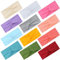 FEQO 12 Stück Stirnbänder Damen Sport Haarband Elastische Haarreifen Breite Knoten Stirnbänd Kopfband Turban Elastische Haarschmuck für Yoga Sport Fitness, 12 Farben