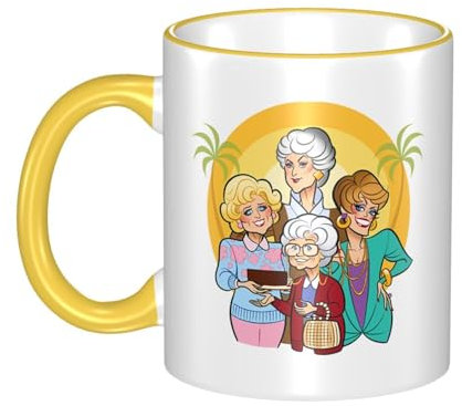 Doklgoil Goldene Tasse Teetasse 30 ml Keramik Kaffee Neuheit Tasse/Tasse - Gelb