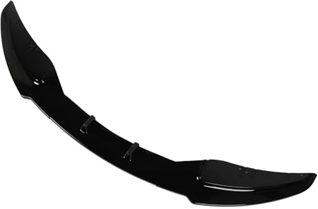 3er-Set Frontbumper-Lip-Spoiler für 1er E81 E82 E87 E88 LCI Standard Edition 2008-2011 (glänzendes Schwarz)