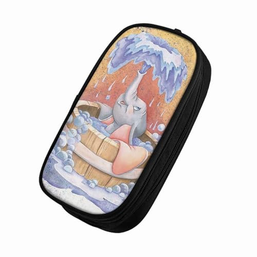 Otsyunc Abycewpuhd Federmäppchen Große Kapazität Federtaschen [Design-1318] Mäppchen mit Reißverschluss Make-up Tasche