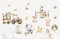 wolga-kreativ Wandtattoo Kinderzimmer Bauernhof Tiere | Selbstklebend & Nachhaltig | Wandtattoo Kinderzimmer Mädchen & Junge | Wandsticker & Wandaufkleber Kinderzimmer | Dekor für Kinderzimmer