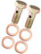 Motoforti 2 Set Banjo Bolt Brake Fitting Adapter M8x1 Thread Single Banjo Bolt Long-lasting