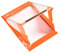Paperdry Orange Wasserfestes Klemmbrett A4 Hochformat, hochwertiges PVC, 18 Monate Garantie, Klemmbrett mit Deckel für Draußen