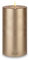 Qult FARLUCE Trend Colour • ∅ 8 cm • Teelichthalter in Kerzenform • Kerze • Kunststoffkerze in Kerzenoptik • Teelichtkerze mit Teelichteinsatz • inkl. 1 Teelicht (Ø 8 x h 15 cm, Cremegold)