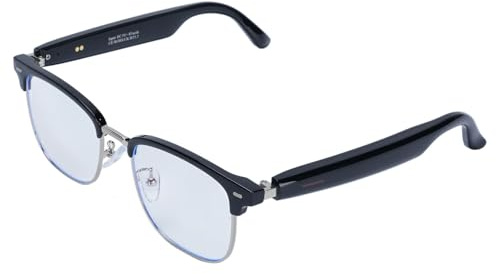 KI Smart Glasses mit Echtzeit-Videobersetzung, integriertem Mikrofon und Lautsprecher, Blaulichtfilter, mehrsprachige Übersetzungsbrille für Musik, Anrufe und Reisen