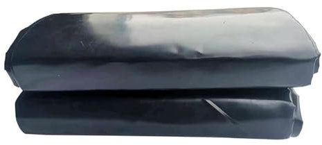 Wuyangcun 200 x 300 cm, schwarze HDPE-Teichfolie, wasserdichte Geomembran für Fische, Koiteiche, Dach, Auslaufschutz