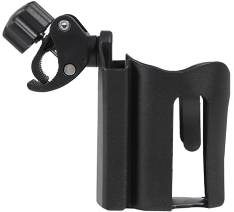 Bike Cup Holder Handlebar - Stroller Drink Holder | Non-slip Quick-Release Bracket for Golf Cart Rides Cycling Commuting Wheelchair Use Boating Trips Bedside Hiking Hospital