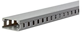 StarTech.com 5.6ft Server Rack Cable Management - Customizable 1.5 x 1in Open Slot Network & Data Finger Duct Wire Raceway Organizer w/ Cover (AD105X1)