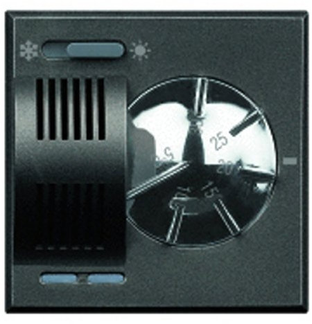 Termostato Axolute scuro - HS4442 - termostato condizionatore 230V